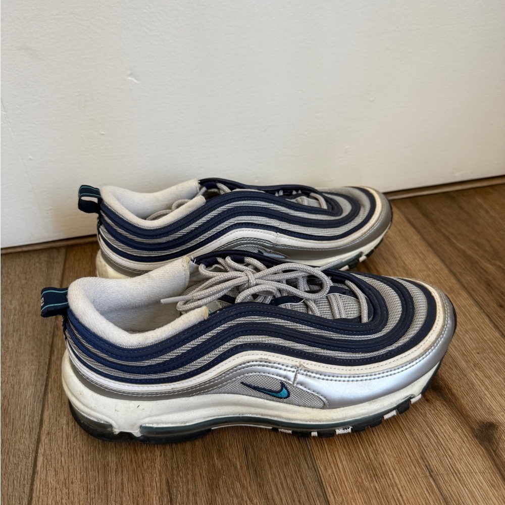 Nike Air Max 97 Navy and White Sneakers
